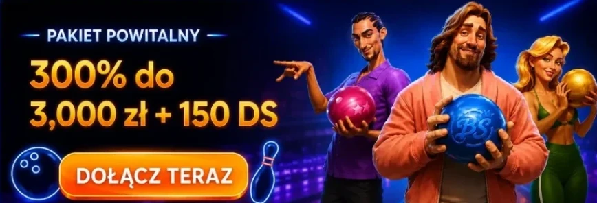 Pakiet powitalny DudeSpin Casino: 300% do 3 000 zł + 150 DS